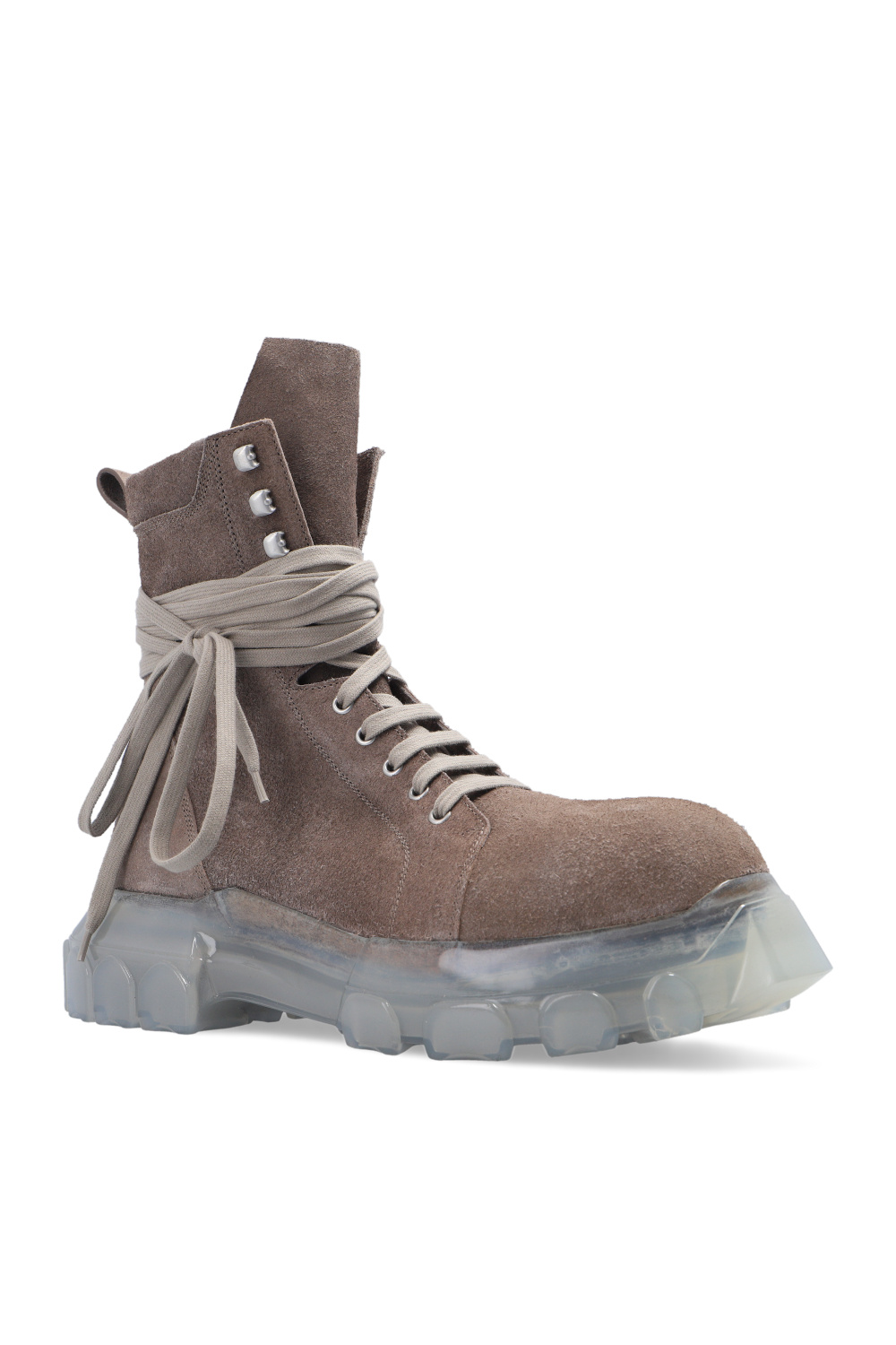靴 Rick Owens 19AW MONKEY Rick Owens - Full-Grain Leather Monkey Boots - Black Rick Owens